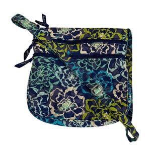 Vera Bradley Retired Katalina Blues Pattern Quilted Hipster Crossbody Purse